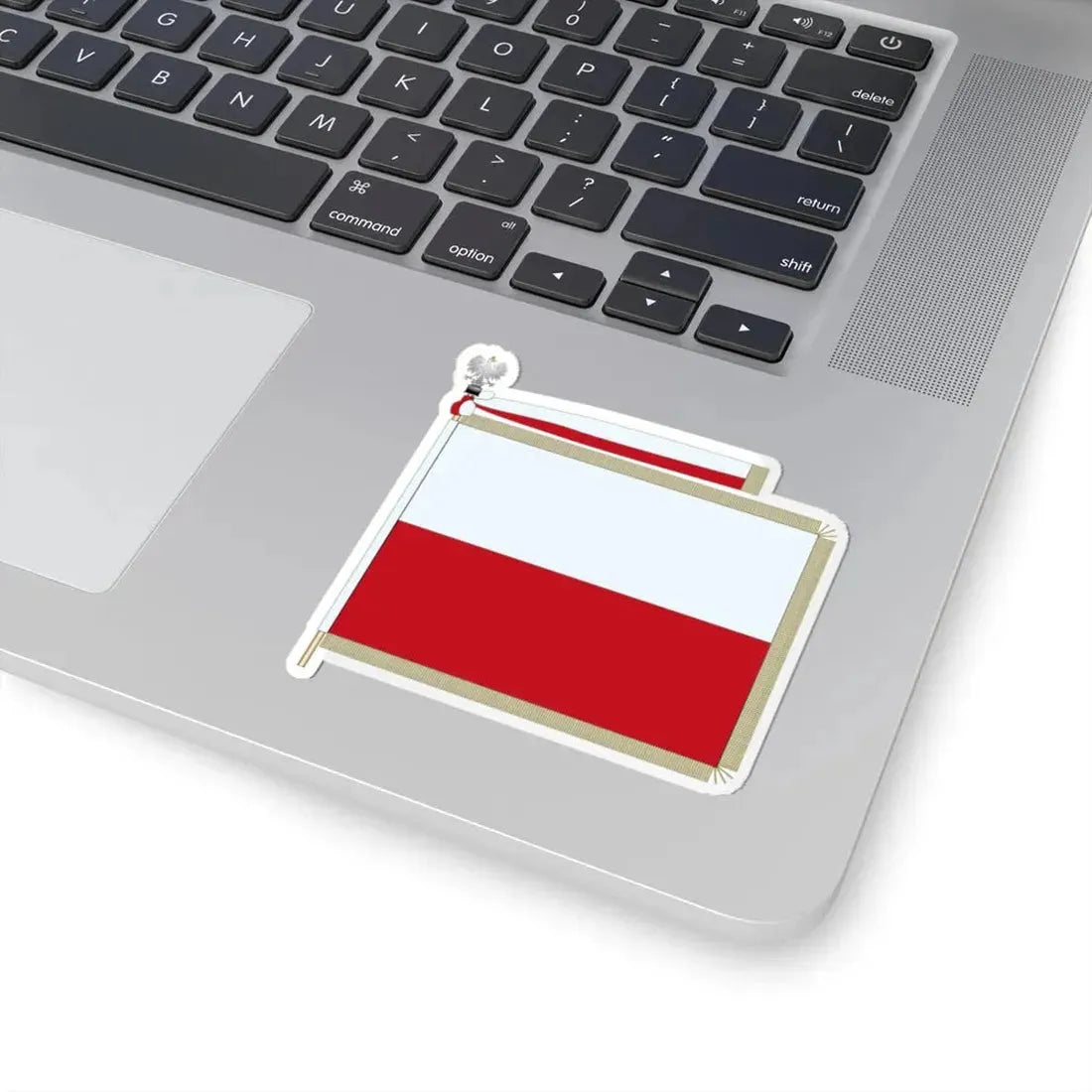 Flag of Poland parade (Poland) STICKER Vinyl Kiss-Cut Decal - The Sticker Space