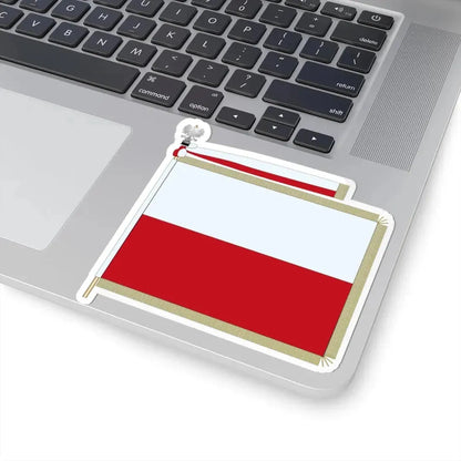 Flag of Poland parade (Poland) STICKER Vinyl Kiss-Cut Decal - The Sticker Space