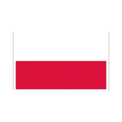 Flag of Poland (Poland) STICKER Vinyl Kiss-Cut Decal 2 Inch White - The Sticker Space