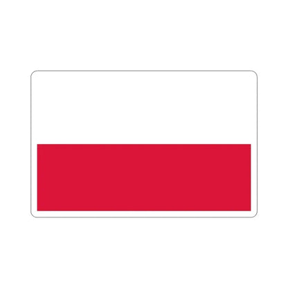 Flag of Poland STICKER Vinyl Die-Cut Decal 3 Inch - The Sticker Space
