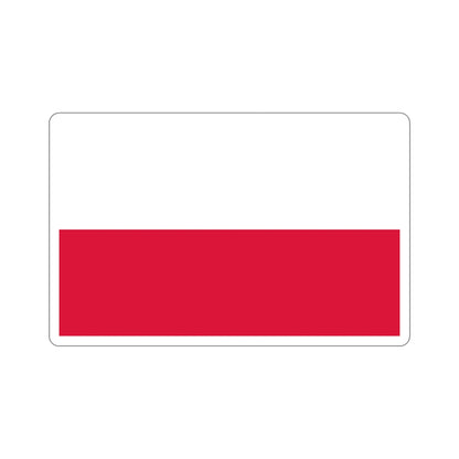 Flag of Poland STICKER Vinyl Die-Cut Decal-4 Inch-The Sticker Space