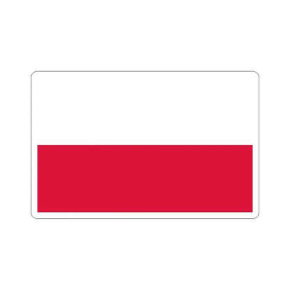 Flag of Poland STICKER Vinyl Die-Cut Decal 4 Inch - The Sticker Space