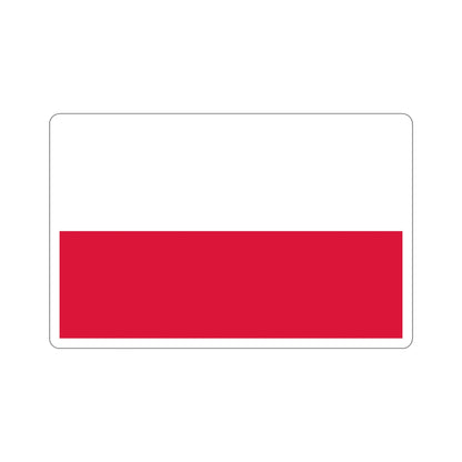 Flag of Poland STICKER Vinyl Die-Cut Decal-6 Inch-The Sticker Space