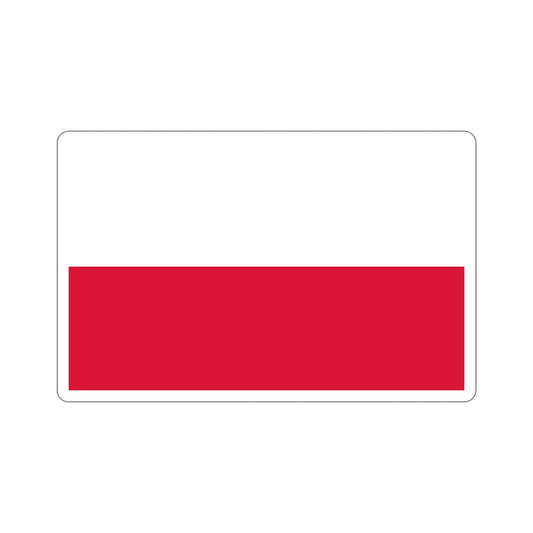 Flag of Poland STICKER Vinyl Die-Cut Decal-6 Inch-The Sticker Space