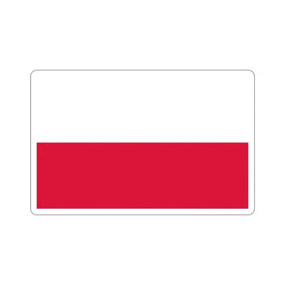 Flag of Poland STICKER Vinyl Die-Cut Decal 6 Inch - The Sticker Space