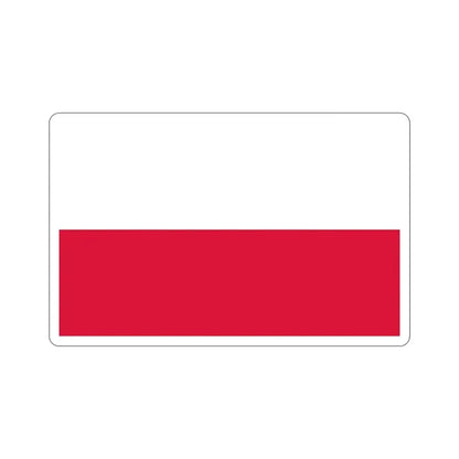 Flag of Poland STICKER Vinyl Die-Cut Decal - The Sticker Space