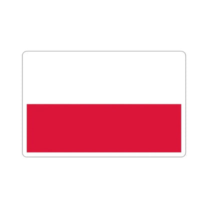 Flag of Poland STICKER Vinyl Die-Cut Decal - The Sticker Space