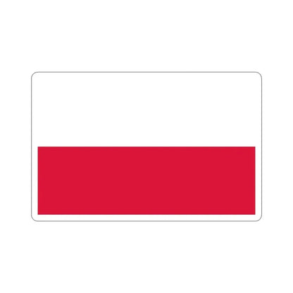 Flag of Poland STICKER Vinyl Die-Cut Decal - The Sticker Space