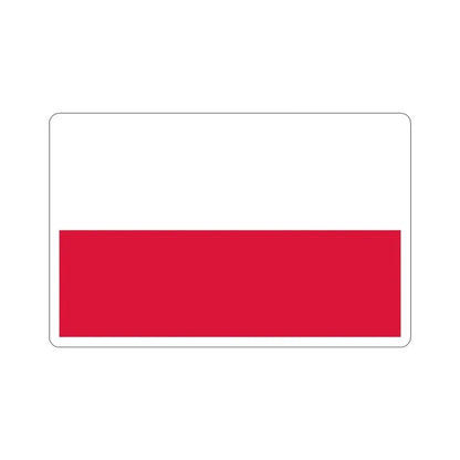 Flag of Poland STICKER Vinyl Die-Cut Decal - The Sticker Space
