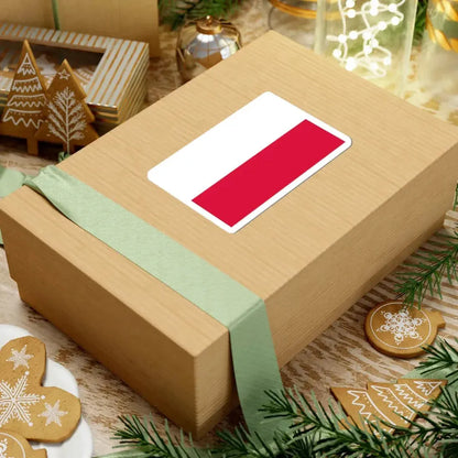 Flag of Poland vertical (Poland) STICKER Vinyl Kiss-Cut Decal - The Sticker Space