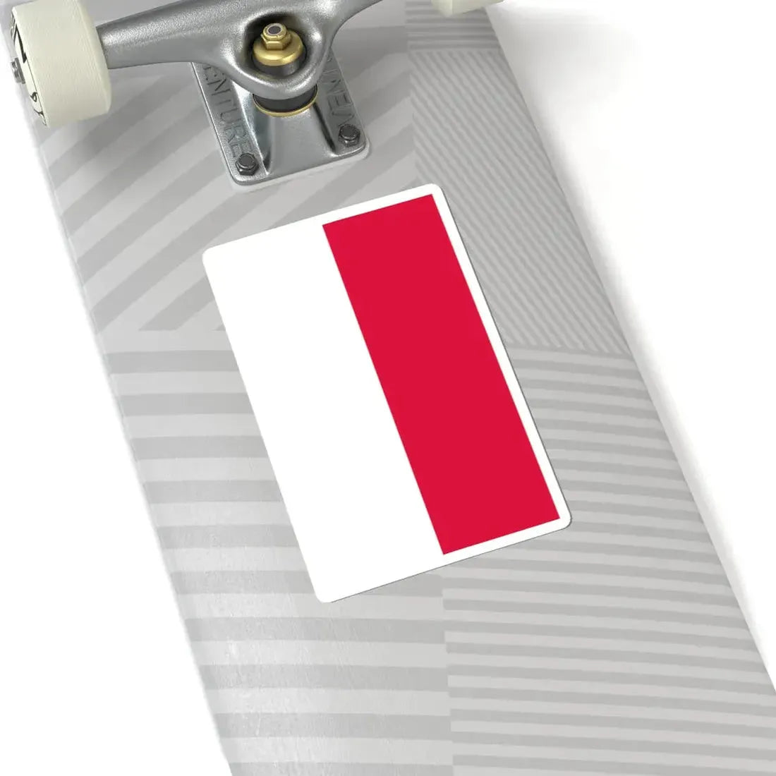 Flag of Poland vertical (Poland) STICKER Vinyl Kiss-Cut Decal - The Sticker Space