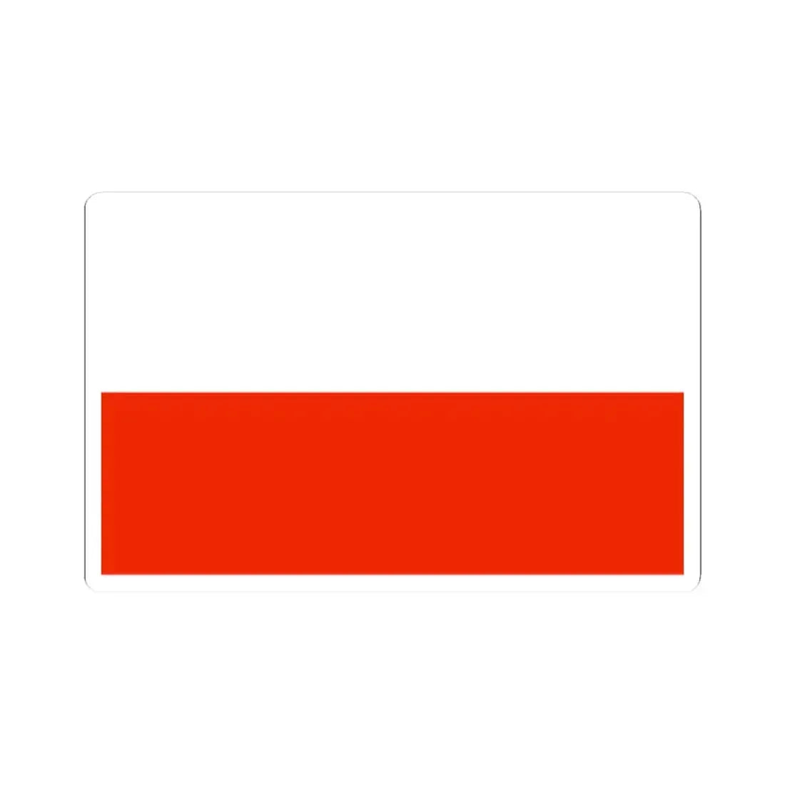 Flag of Poland WFB 2000 (Poland) STICKER Vinyl Kiss-Cut Decal 2 Inch White - The Sticker Space