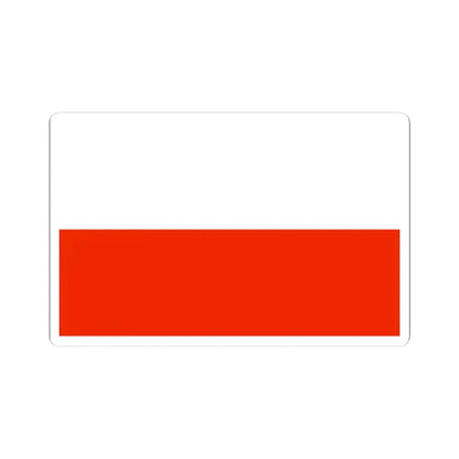 Flag of Poland WFB 2000 (Poland) STICKER Vinyl Kiss-Cut Decal 3 Inch White - The Sticker Space