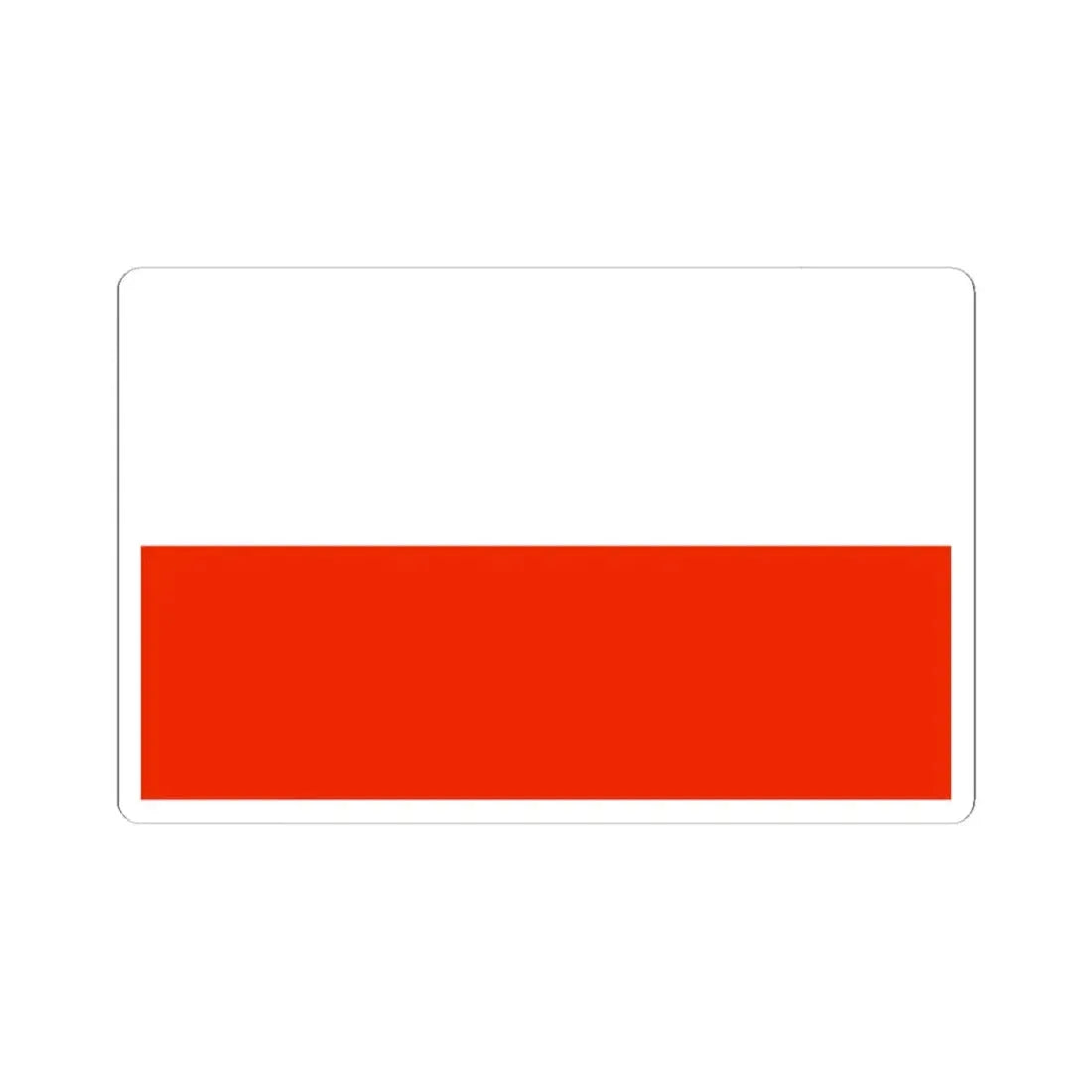 Flag of Poland WFB 2000 (Poland) STICKER Vinyl Kiss-Cut Decal 4 Inch White - The Sticker Space