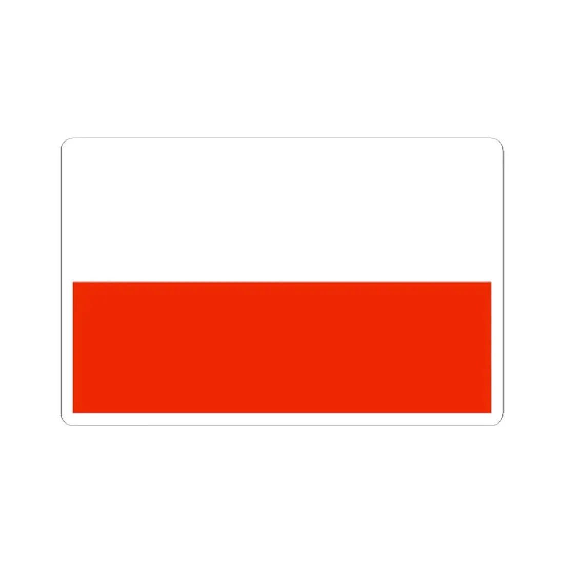 Flag of Poland WFB 2000 (Poland) STICKER Vinyl Kiss-Cut Decal 6 Inch White - The Sticker Space