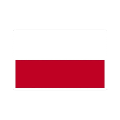 Flag of Poland WFB 2004 (Poland) STICKER Vinyl Kiss-Cut Decal 2 Inch White - The Sticker Space