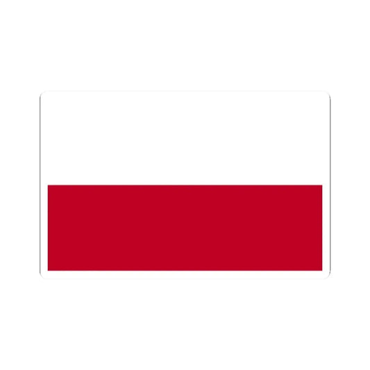Flag of Poland WFB 2004 (Poland) STICKER Vinyl Kiss-Cut Decal 2 Inch White - The Sticker Space
