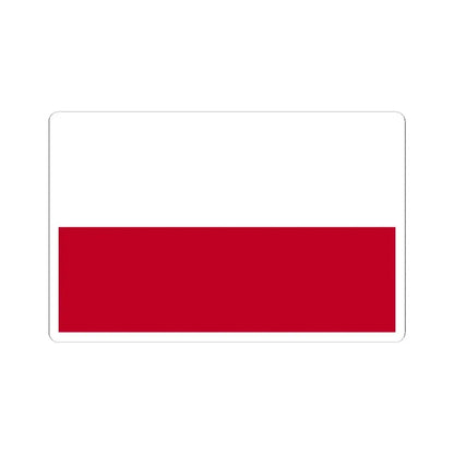 Flag of Poland WFB 2004 (Poland) STICKER Vinyl Kiss-Cut Decal 3 Inch White - The Sticker Space