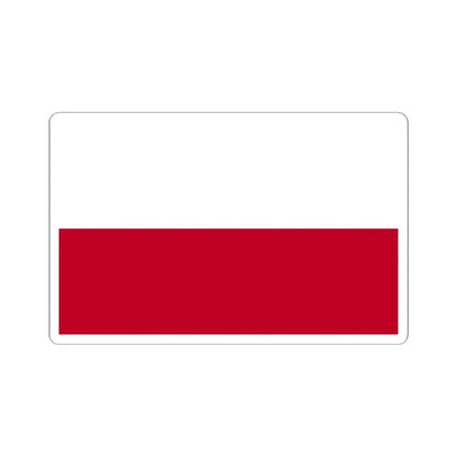 Flag of Poland WFB 2004 (Poland) STICKER Vinyl Kiss-Cut Decal 6 Inch White - The Sticker Space