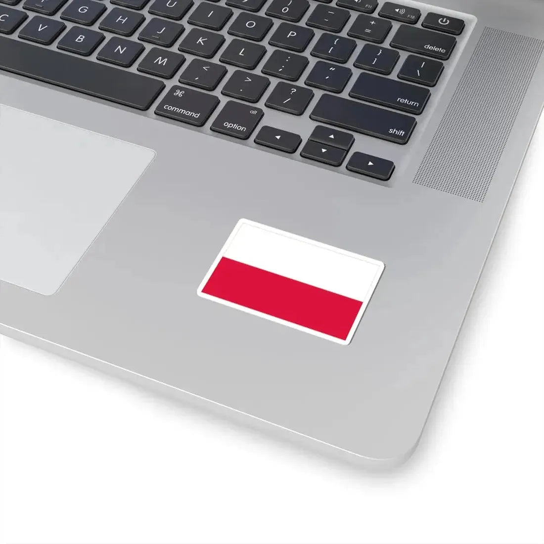 Flag of Poland with border (Poland) STICKER Vinyl Kiss-Cut Decal - The Sticker Space