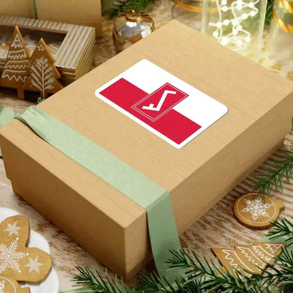 Flag of Poland with Rodło (Poland) STICKER Vinyl Kiss-Cut Decal - The Sticker Space