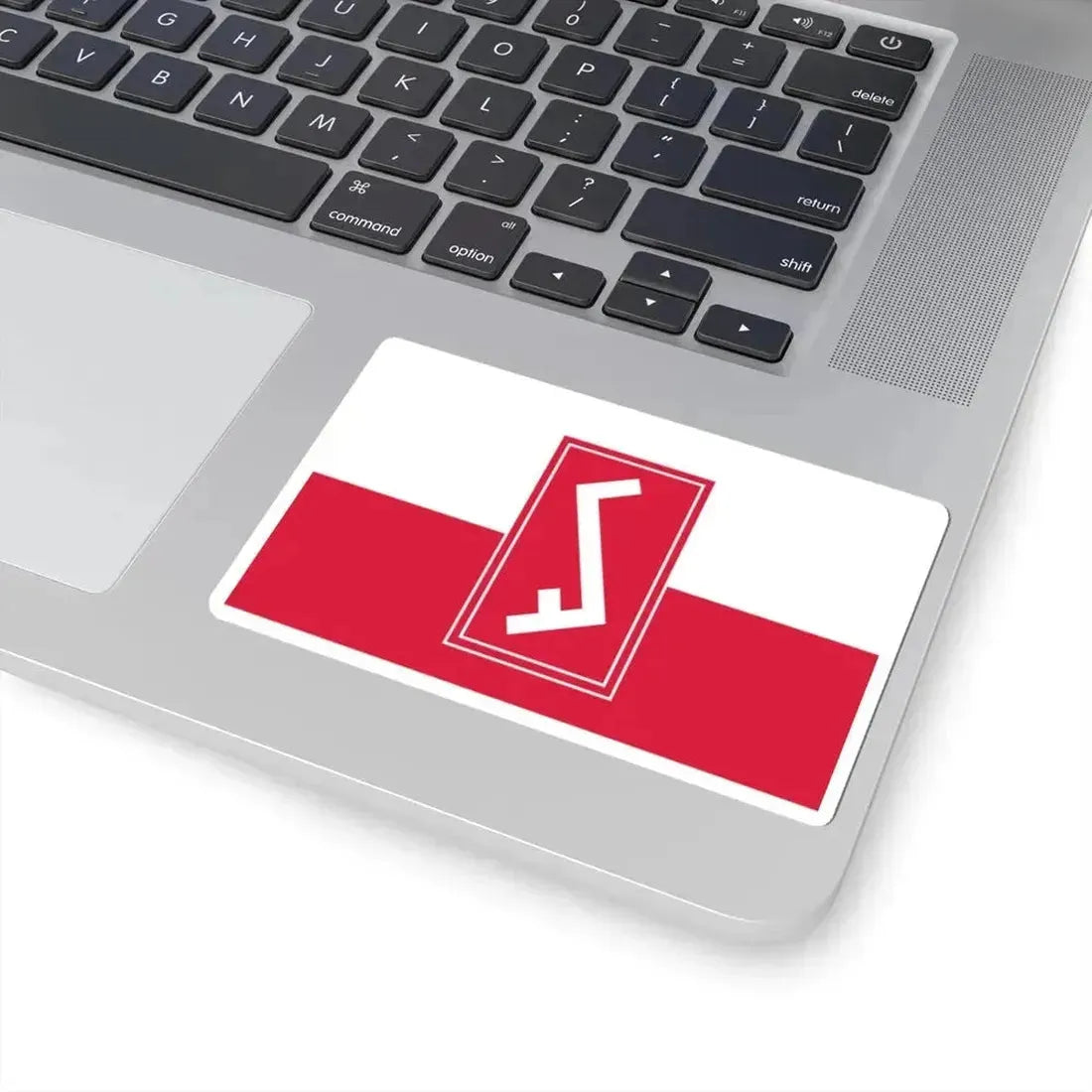 Flag of Poland with Rodło (Poland) STICKER Vinyl Kiss-Cut Decal - The Sticker Space