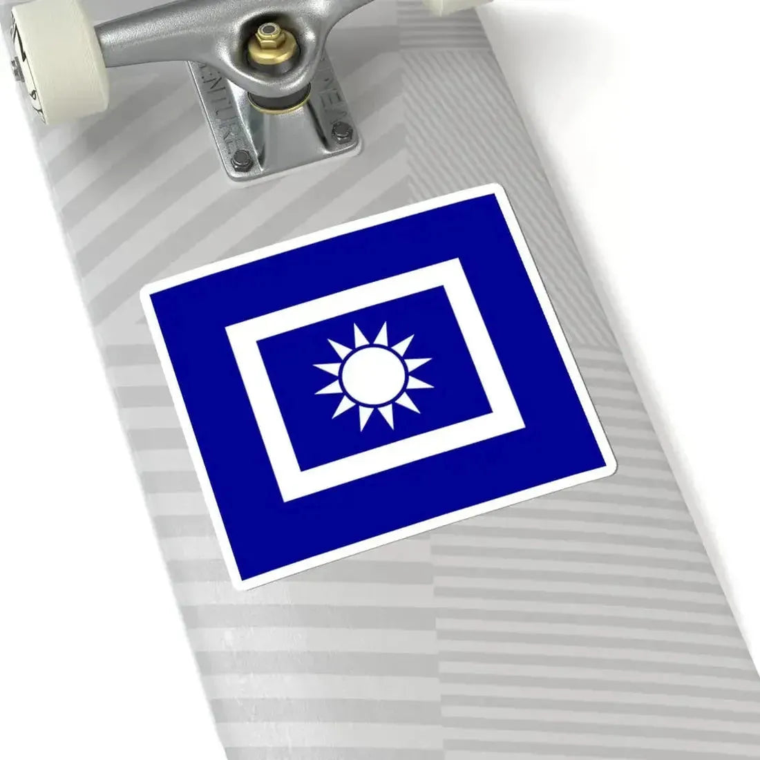 Flag of police of the Republic of China 1932 (China) STICKER Vinyl Kiss-Cut Decal - The Sticker Space