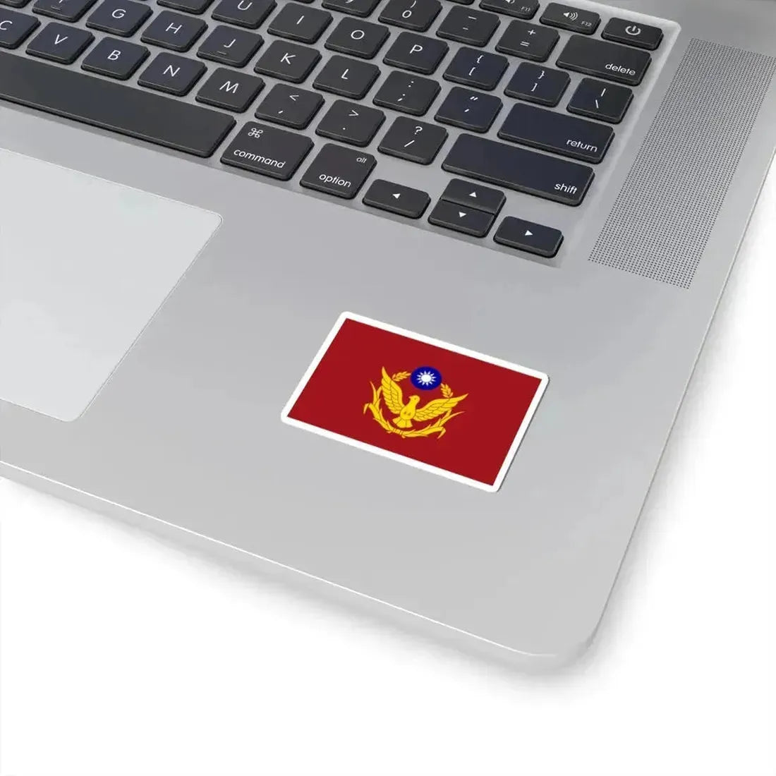 Flag of police of the Republic of China (China) STICKER Vinyl Kiss-Cut Decal - The Sticker Space