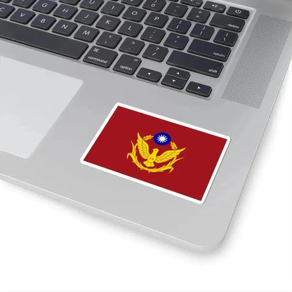 Flag of police of the Republic of China (China) STICKER Vinyl Kiss-Cut Decal - The Sticker Space
