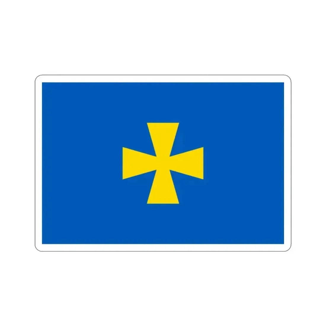 Flag of Poltava Oblast Ukraine STICKER Vinyl Die-Cut Decal 2 Inch - The Sticker Space