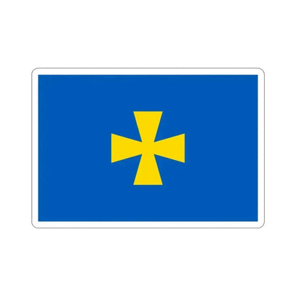 Flag of Poltava Oblast Ukraine STICKER Vinyl Die-Cut Decal 3 Inch - The Sticker Space