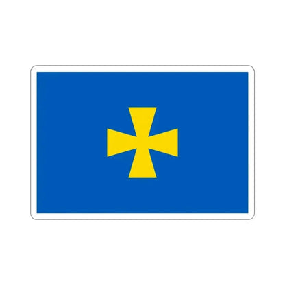 Flag of Poltava Oblast Ukraine STICKER Vinyl Die-Cut Decal 5 Inch - The Sticker Space