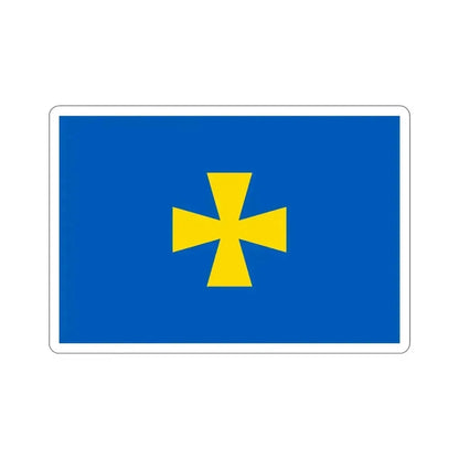 Flag of Poltava Oblast Ukraine STICKER Vinyl Die-Cut Decal 6 Inch - The Sticker Space