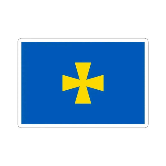 Flag of Poltava Oblast Ukraine STICKER Vinyl Die-Cut Decal 6 Inch - The Sticker Space
