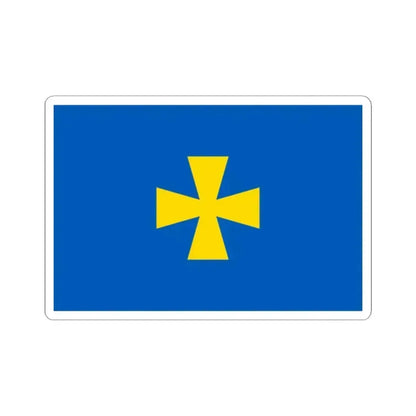 Flag of Poltava Oblast Ukraine - STICKER Vinyl Kiss-Cut Decal 2 Inch White - The Sticker Space
