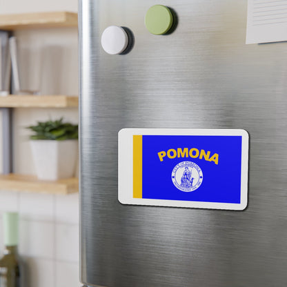 Flag of Pomona California - Die-Cut Magnet-The Sticker Space