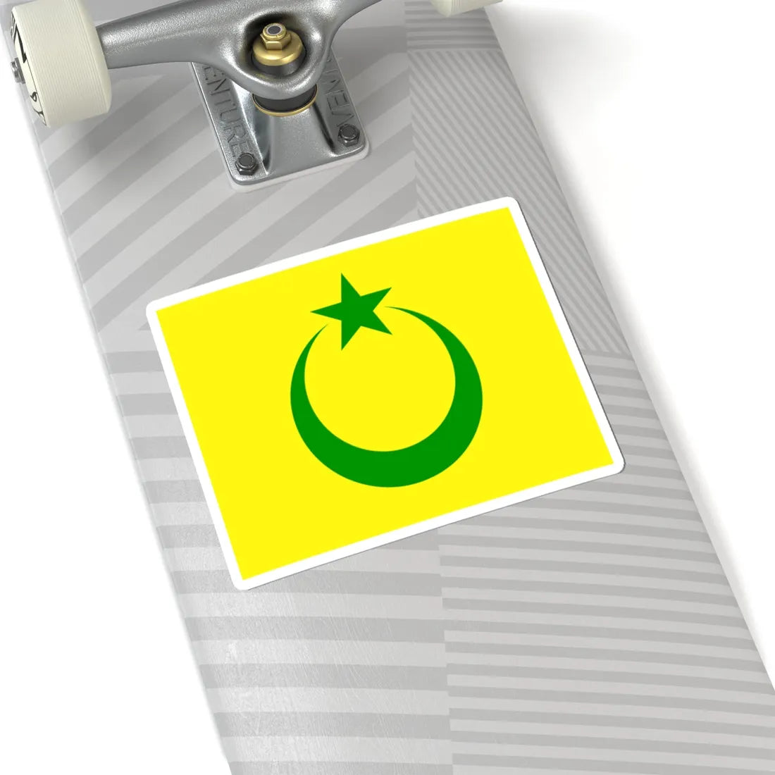 Flag of Pontianak Sultanate (Indonesia) STICKER Vinyl Kiss-Cut Decal - The Sticker Space
