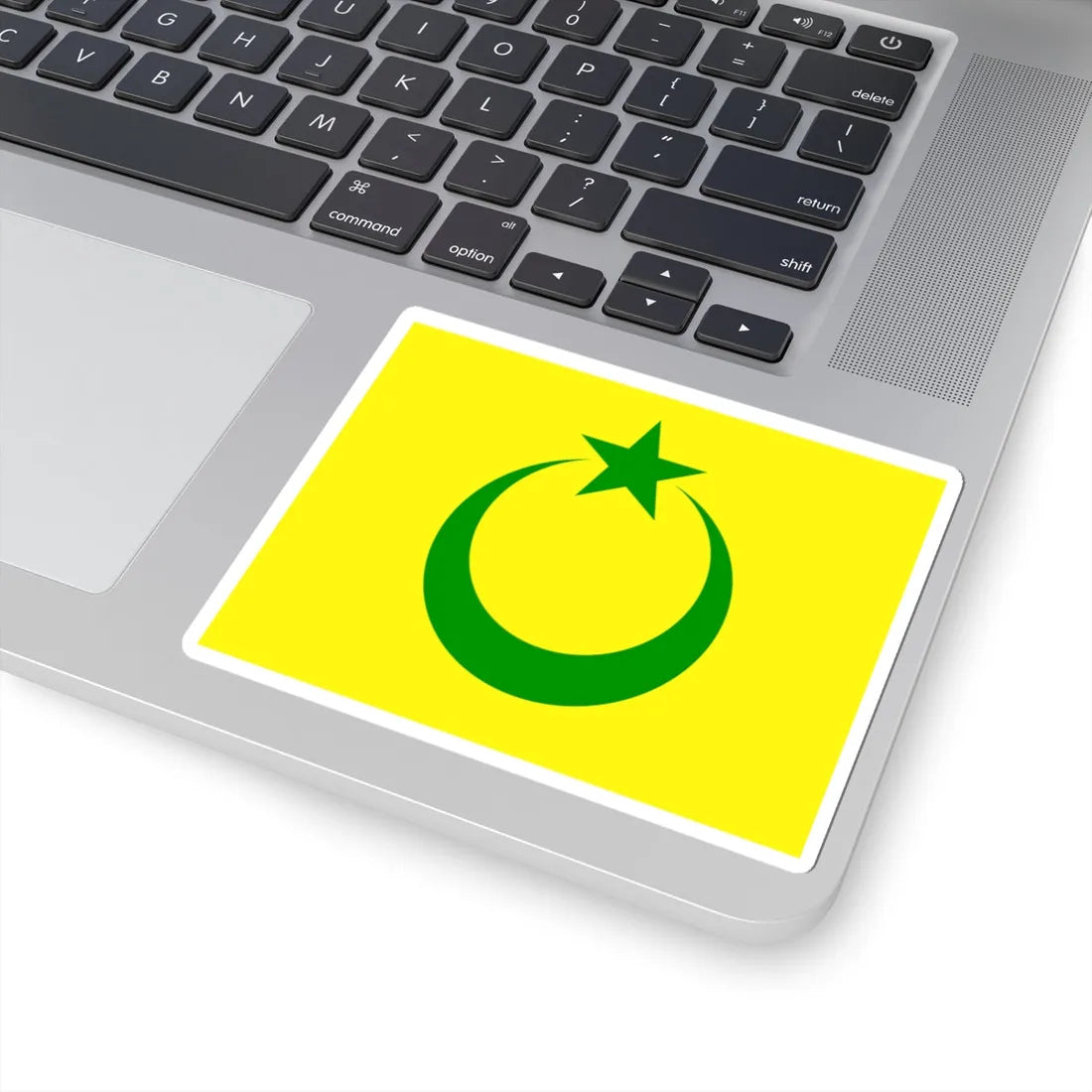 Flag of Pontianak Sultanate (Indonesia) STICKER Vinyl Kiss-Cut Decal - The Sticker Space