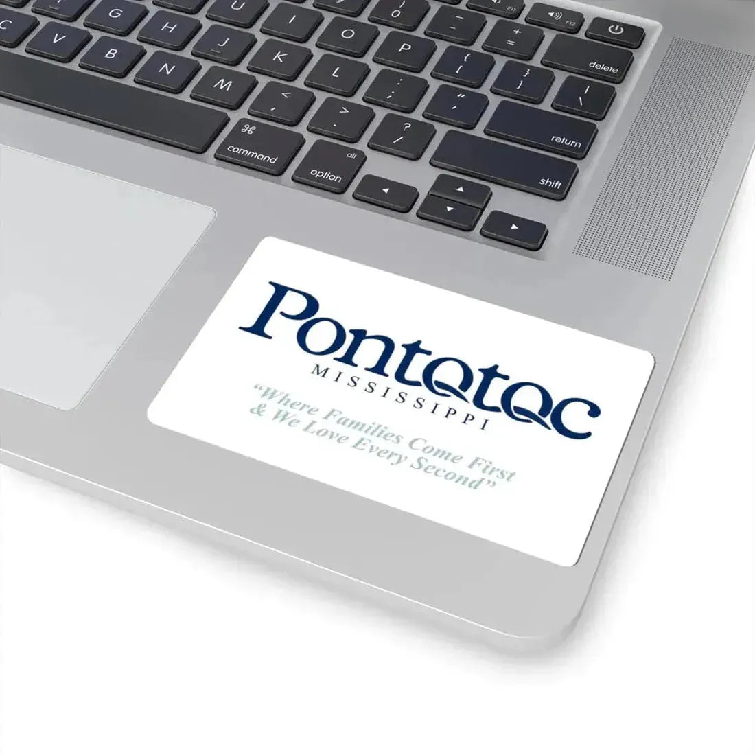 Flag of Pontotoc City and County Mississippi (United States) STICKER Vinyl Kiss-Cut Decal - The Sticker Space