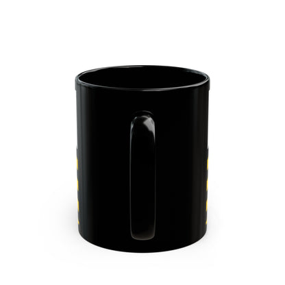 Flag of Poole UK - Black Coffee Mug-The Sticker Space