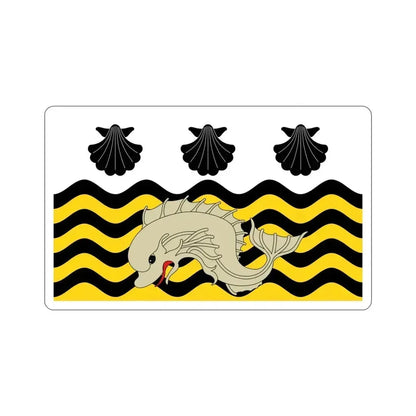 Flag of Poole UK STICKER Vinyl Die-Cut Decal 5 Inch - The Sticker Space