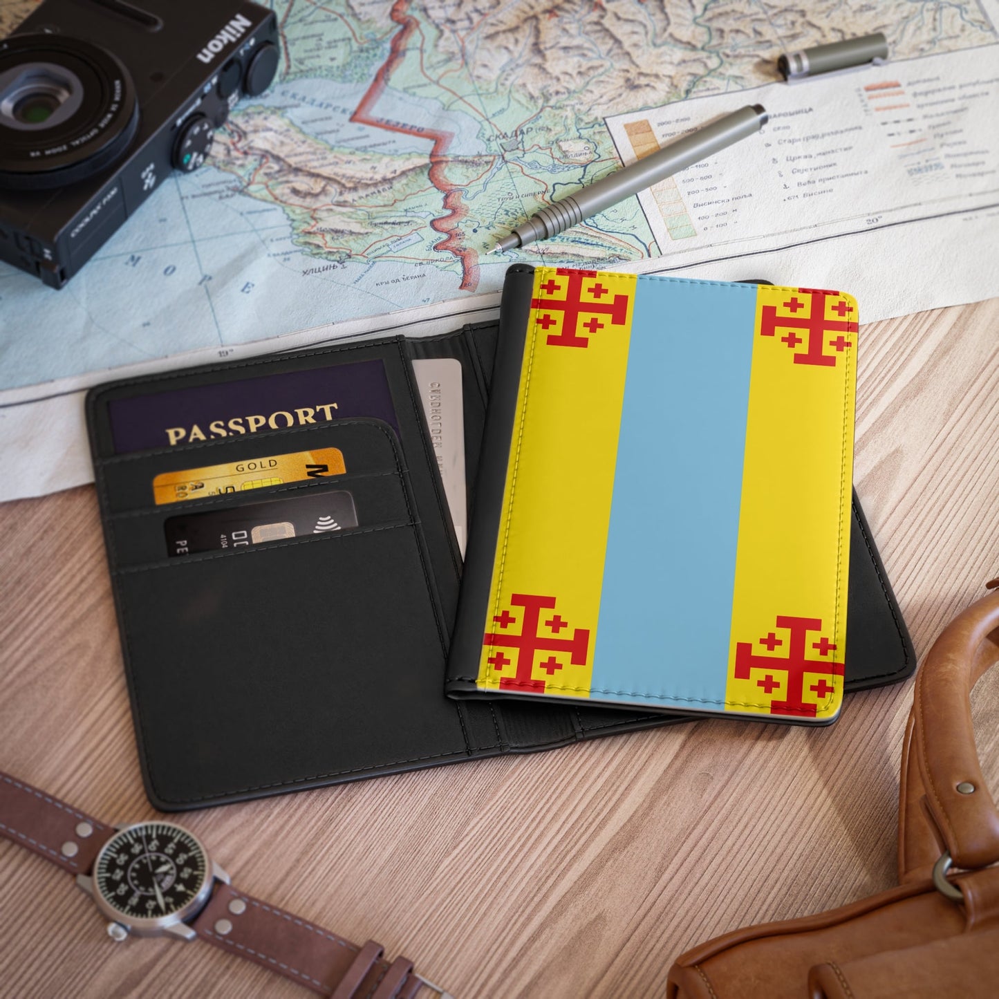 Flag of Popayán Cauca Colombia - Passport Holder