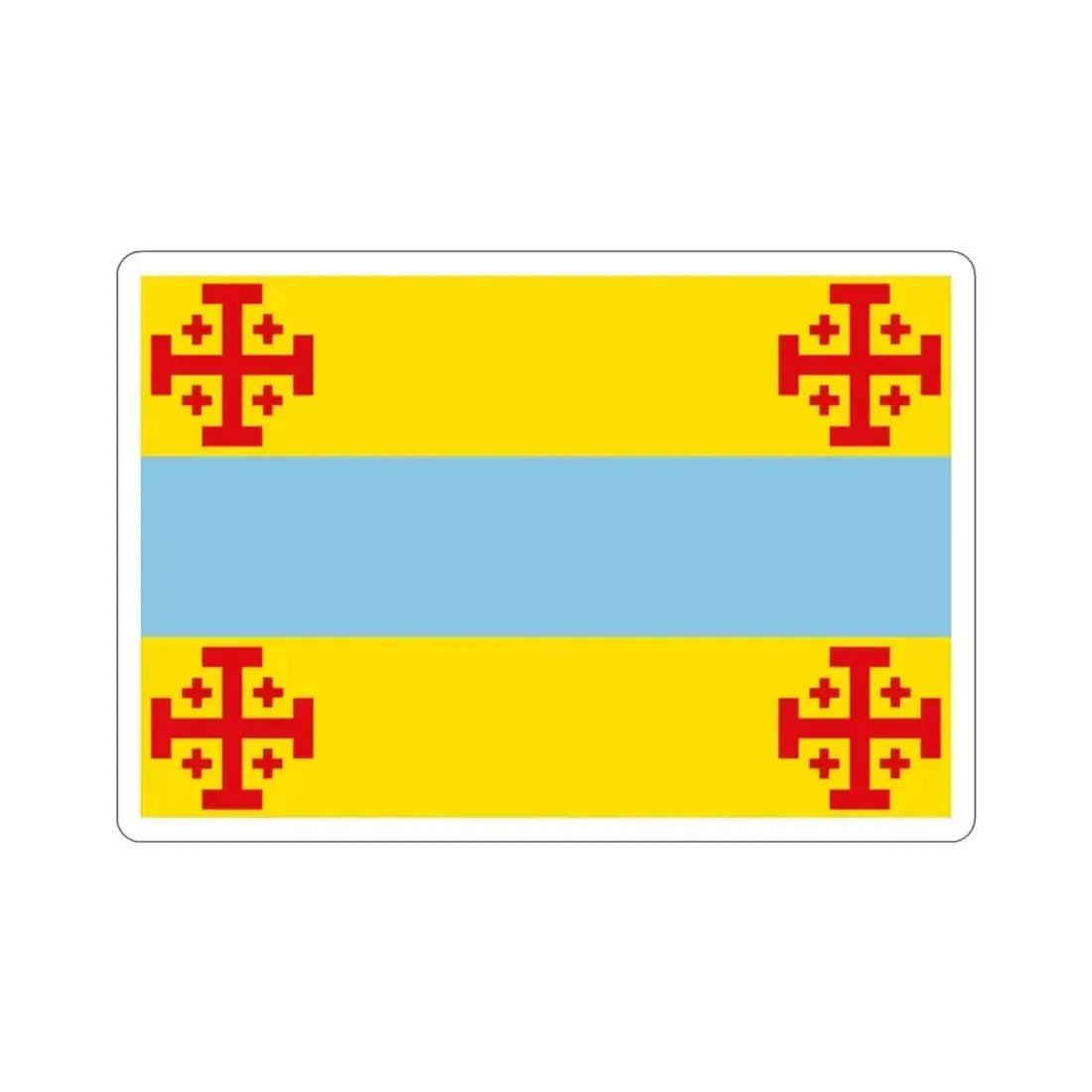 Flag of Popayán Cauca Colombia STICKER Vinyl Die-Cut Decal 2 Inch - The Sticker Space