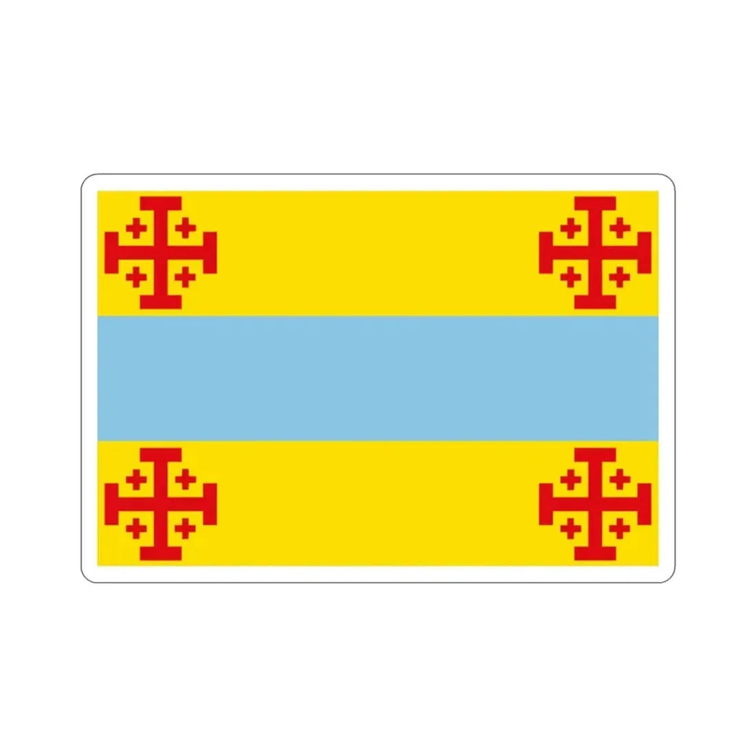 Flag of Popayán Cauca Colombia STICKER Vinyl Die-Cut Decal 2 Inch - The Sticker Space