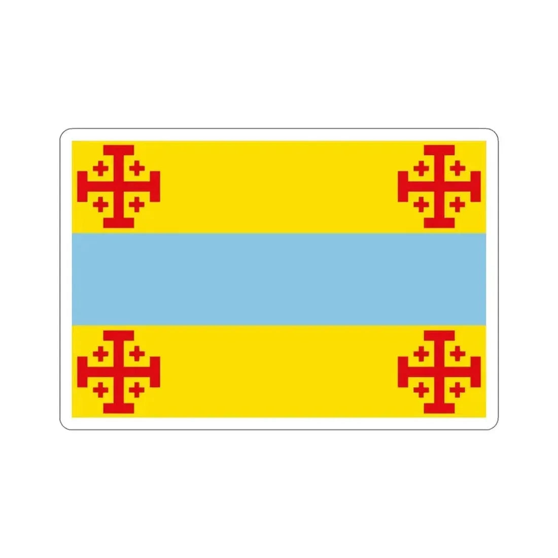 Flag of Popayán Cauca Colombia STICKER Vinyl Die-Cut Decal 3 Inch - The Sticker Space