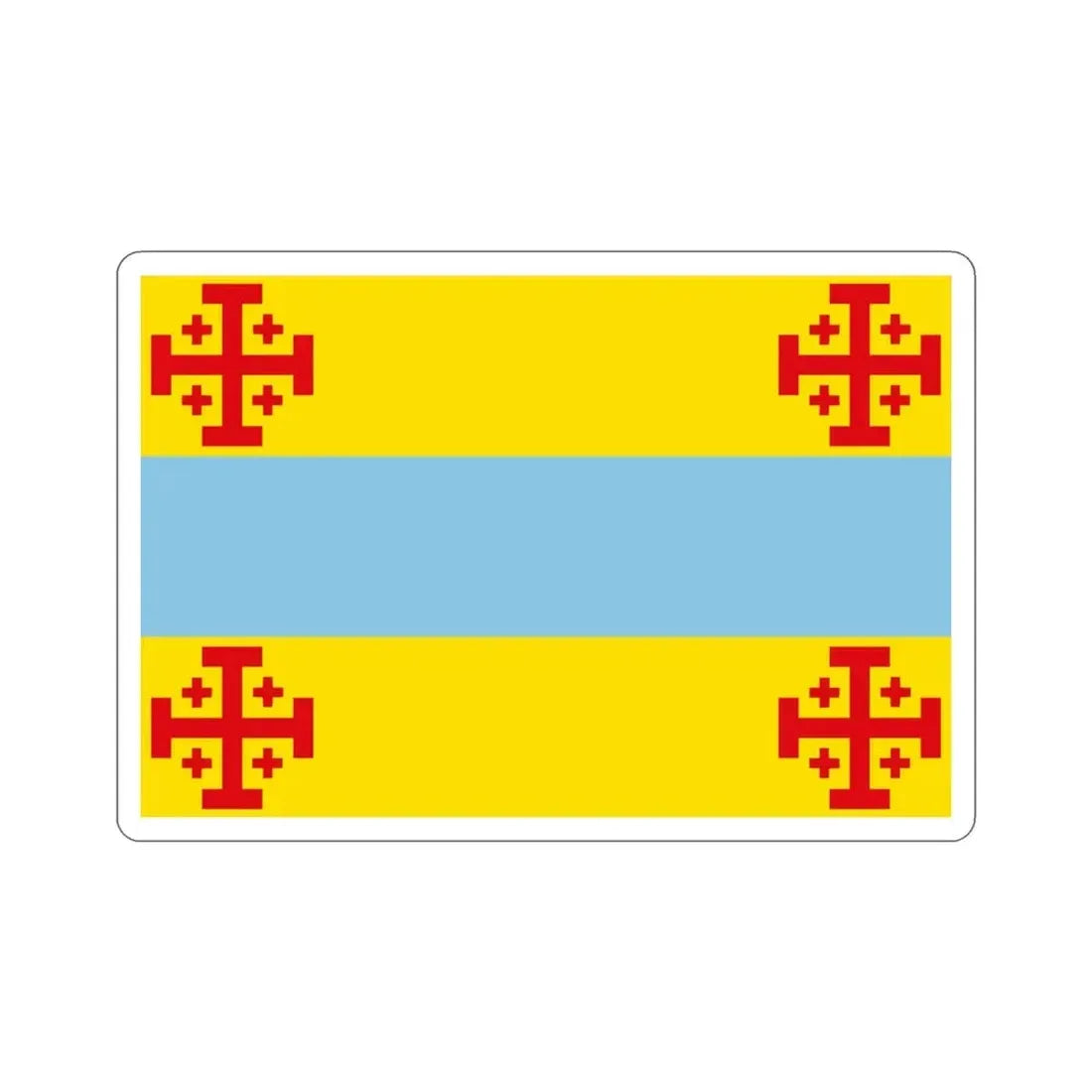 Flag of Popayán Cauca Colombia STICKER Vinyl Die-Cut Decal 3 Inch - The Sticker Space