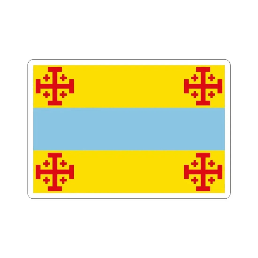 Flag of Popayán Cauca Colombia STICKER Vinyl Die-Cut Decal 4 Inch - The Sticker Space