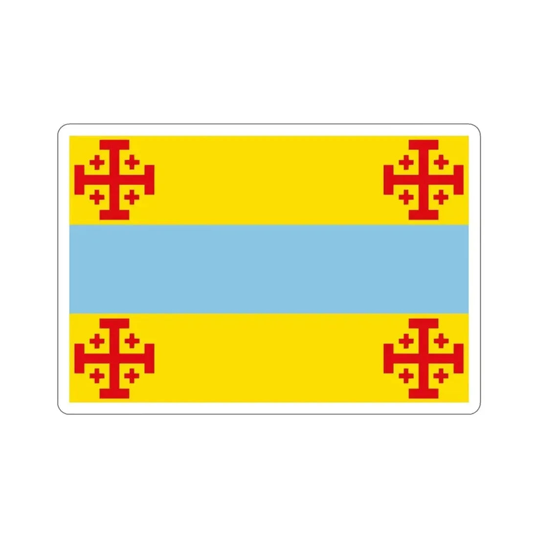 Flag of Popayán Cauca Colombia STICKER Vinyl Die-Cut Decal 4 Inch - The Sticker Space