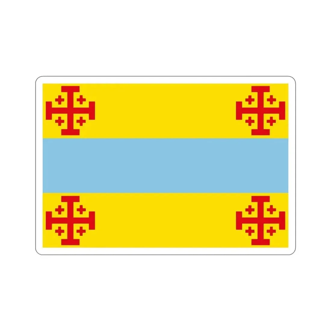 Flag of Popayán Cauca Colombia STICKER Vinyl Die-Cut Decal 5 Inch - The Sticker Space