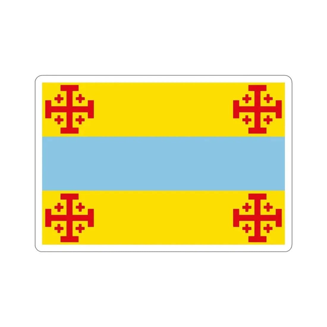 Flag of Popayán Cauca Colombia STICKER Vinyl Die-Cut Decal 5 Inch - The Sticker Space